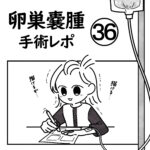卵巣嚢腫手術レポ【36】